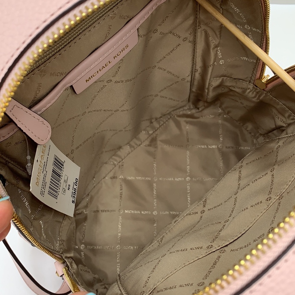 MICHAEL KORS ADINA MEDIUM BACKPACK POWDER BLUSH COLOR - Picture 11 of 16